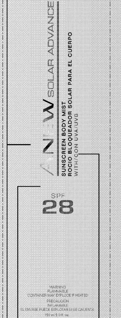 Image Of Pdp (1110485 Anew Solar Body Mist Carton Pdp)